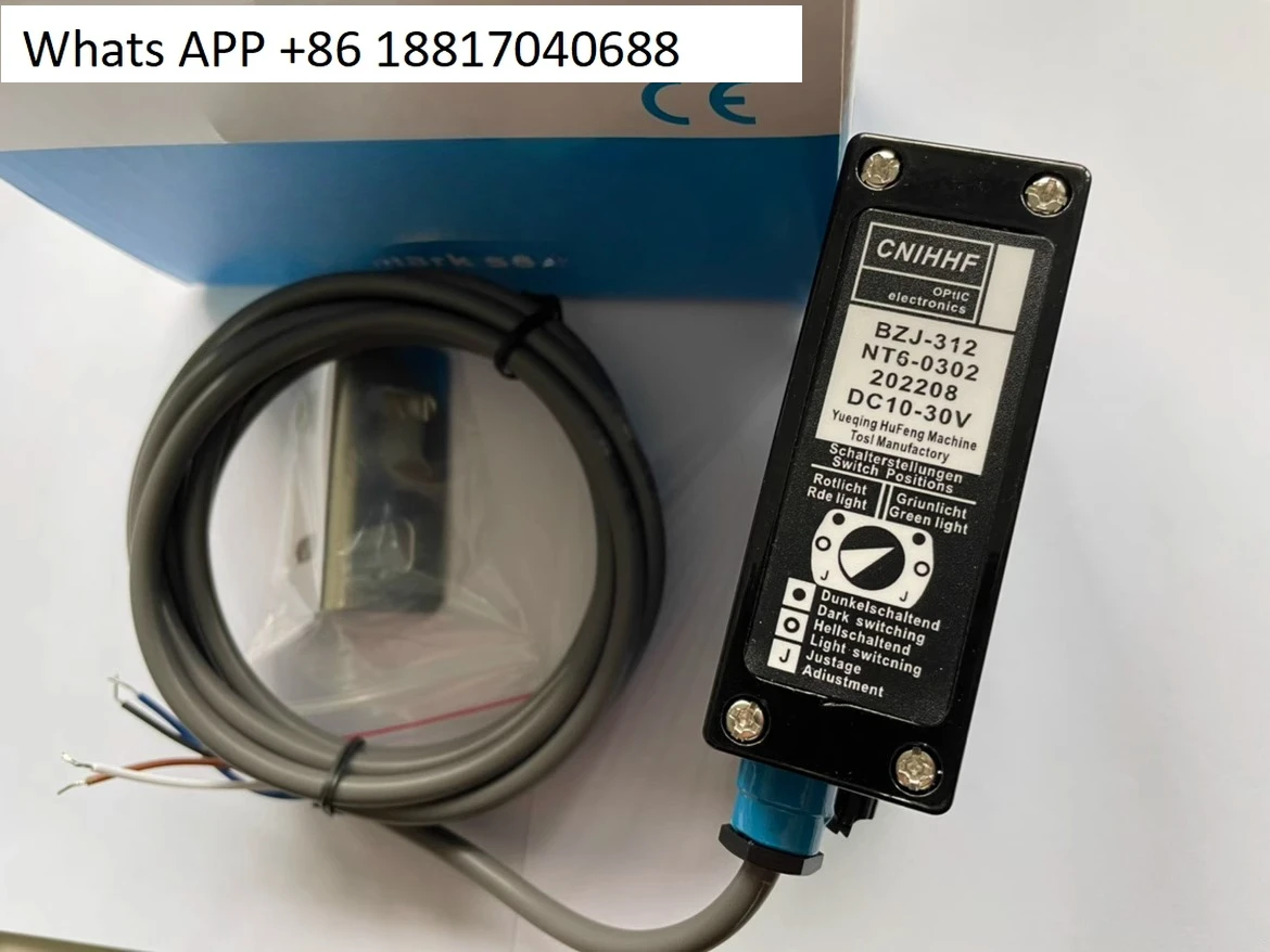 

BZJ-312 color mark sensor, bag making machine tracking photoelectric eye, deviation correction sensor NT6-0302