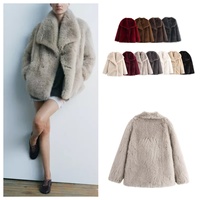 European and American style 2025 autumn and winter new style fashionable and versatile artificial fur coat