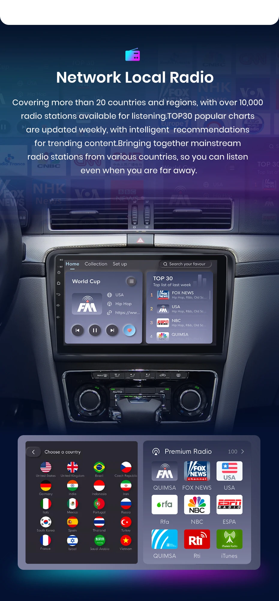Junsun Drahtlose CarPlay Android Auto Auto Radio Für Skoda Superb 2 2008-2015 GPS Multimedia 2 din – Detail 12