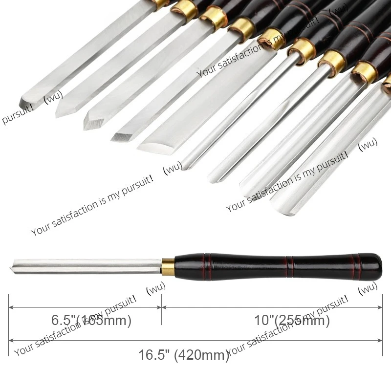 Woodturning Tools Wood Lathe Turning Chisel Bowl Gouge Lathe Chisel with Beech Wood Handle for Woodworking