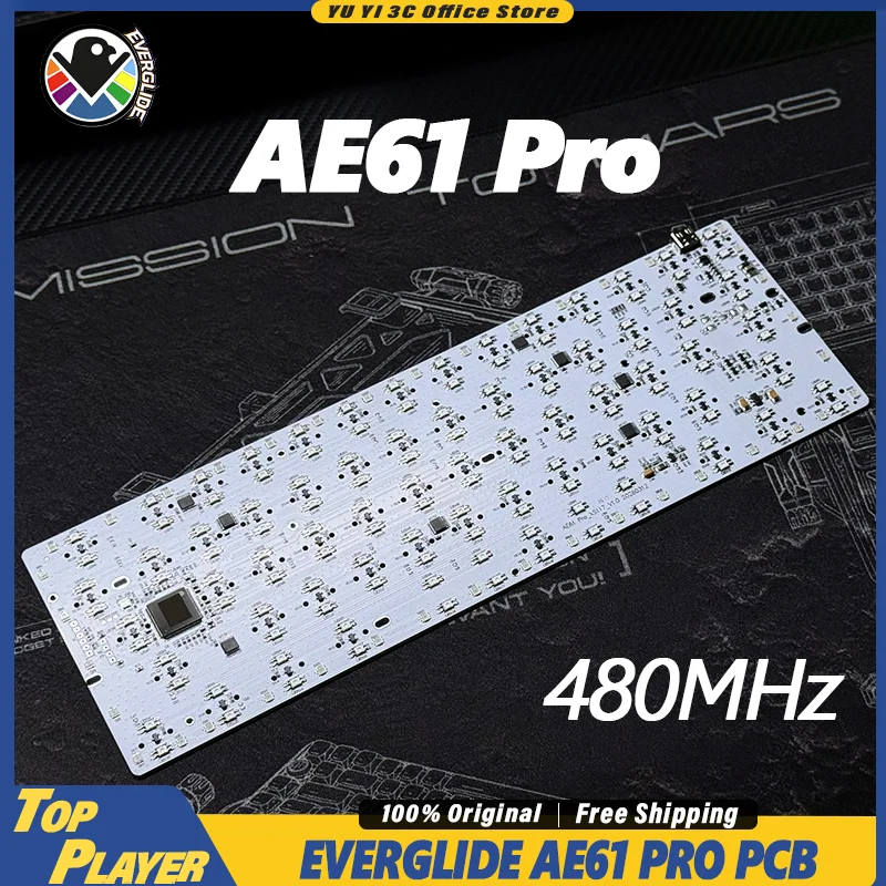 Original Everglide AE61 Pro Gaming Keyboard PCB Foam Set FR4