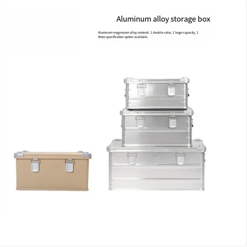 

Camping equipment storage box car trunk storage Waterproof and dustproof lock design A must-have for outdoor camping