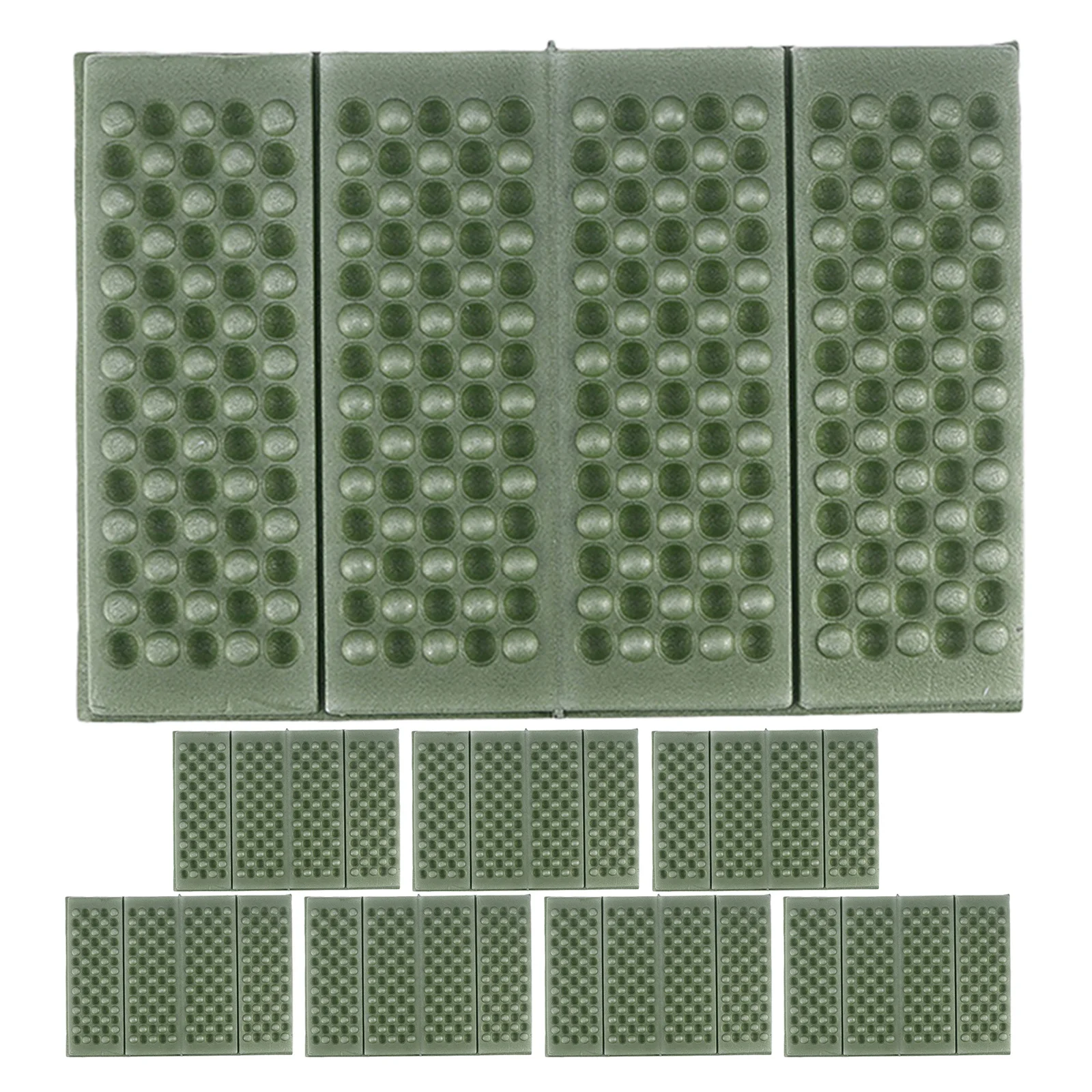 

8Pcs Outdoor Moistureproof Foldable Seat Pads Camping Cushions Lightweight Portable Sitting Pads for Picnic Hiking Beach