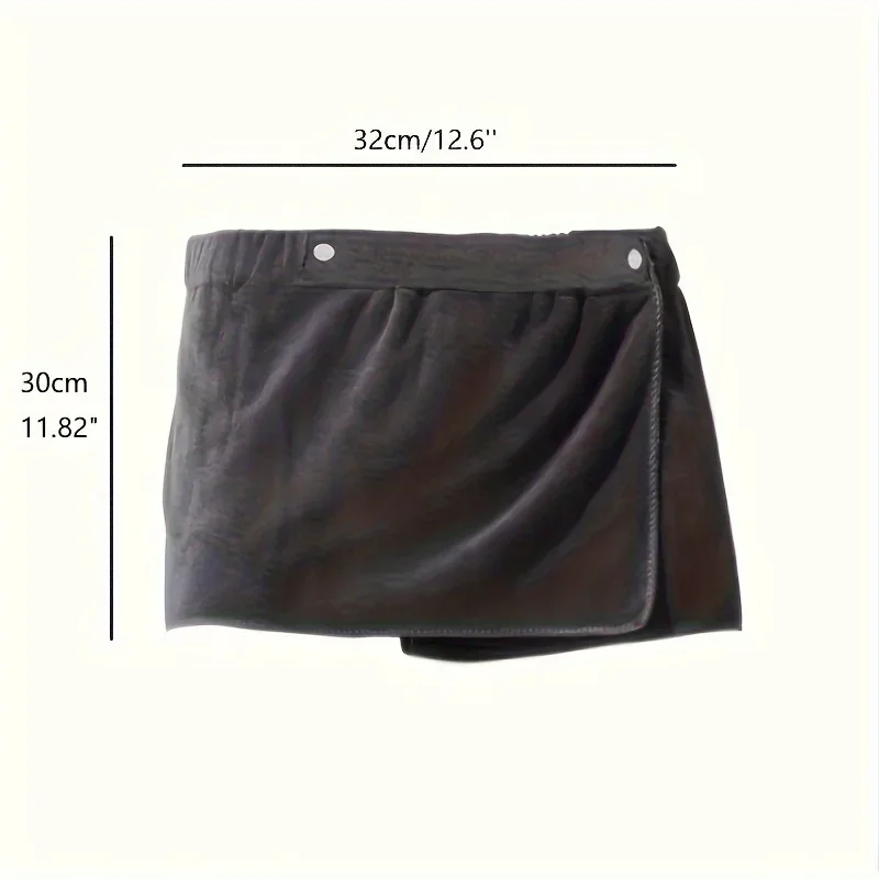 Men's Bath Towel Wearable Bath Skirt Absorbent Soft Beach Towel Anti-light Quick Drying Swimming Trunks Spa Shower Wrap
