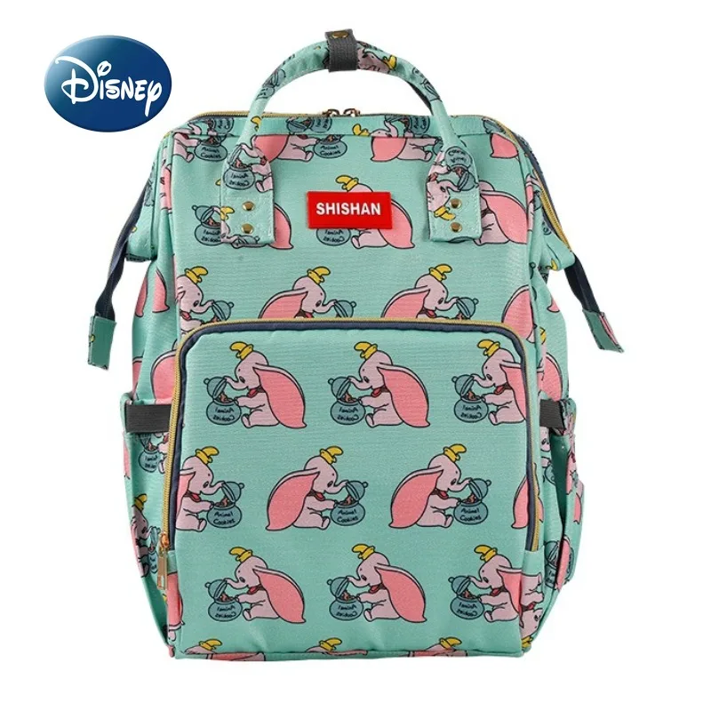 

Новая сумка-рюкзак для подгузников Disney Dumbo, модная сумка-рюкзак для подгузников класса люкс, большая вместительная сумка-рюкзак для хранения детских товаров