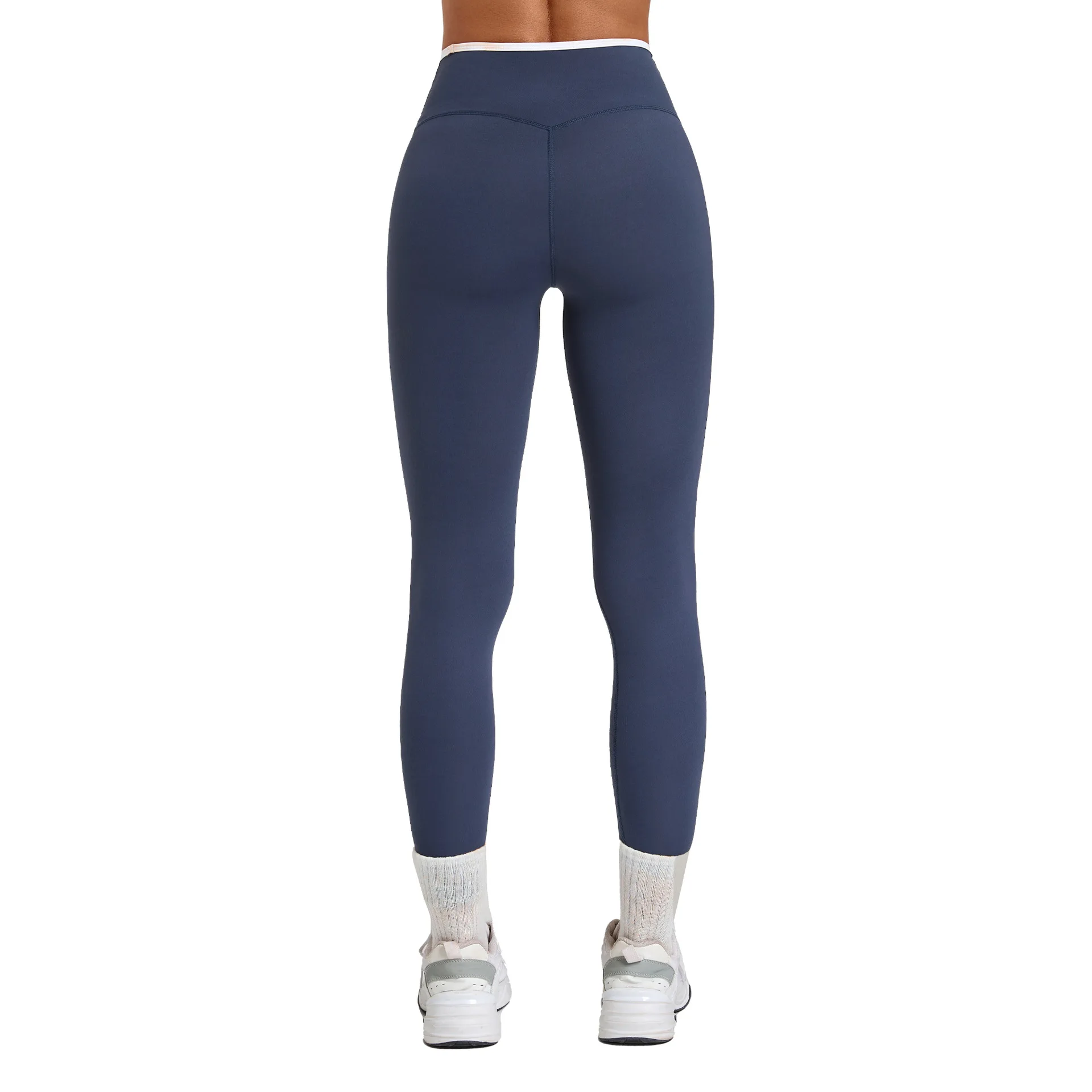 Women Seamless Fitness Leggings Sport High Waist Elastic Ribbed Yoga Leggings Gym Jogging Quick Dry Push Up Slim Pants Female