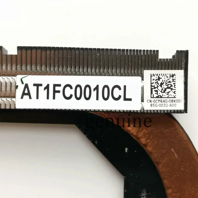 0CYR4G baru asli untuk DELL Latitude 14 E5470 Laptop Heatsink Radiator tabung tembaga CN-0CYR4G CYR4G Notebook pendingin Radiator