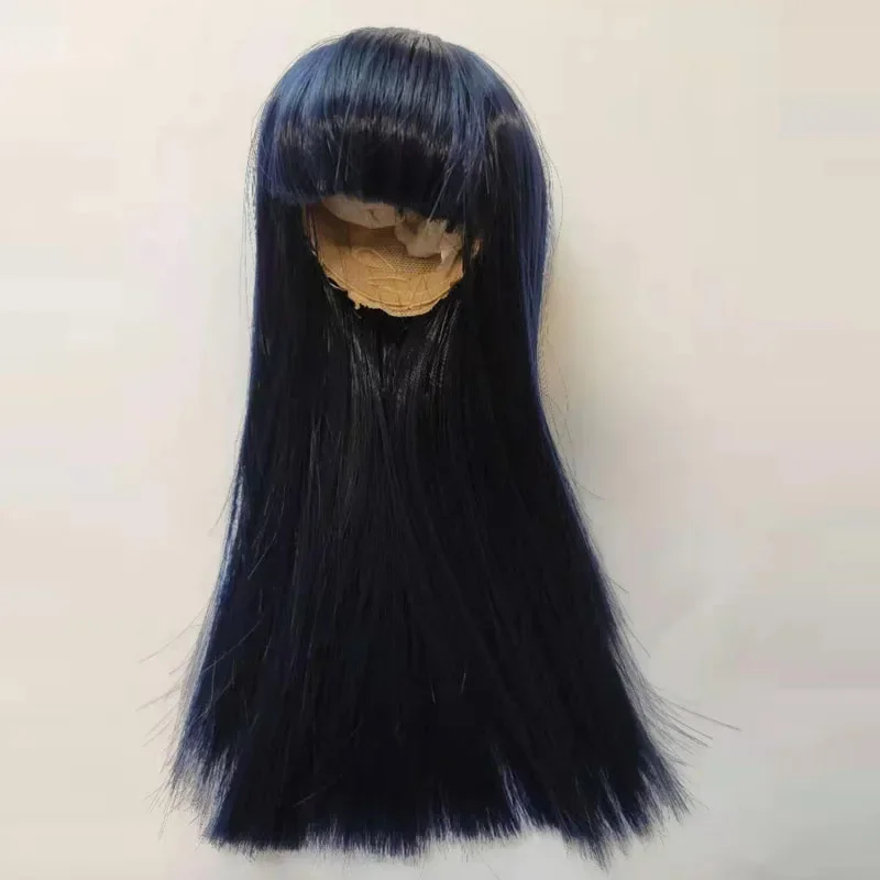 BJD SD 1/3 1/4 1/6 1/8 ke er Puppe Perücke Hochtemperaturfaser rosa Haar