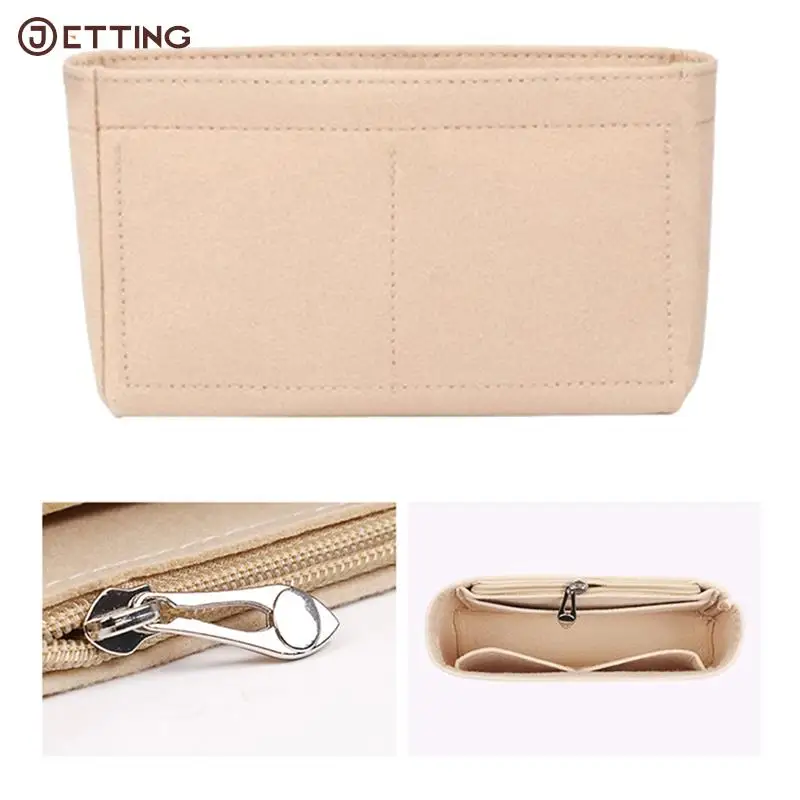 27Type Felt Cloth Bag liner Multi-functional Travel Insert Bag Makeup Organizer Shape lined Bag Super Cosmetic Bags For Marmont