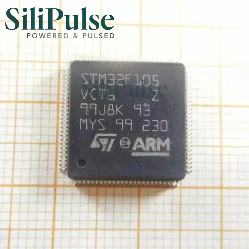 (1/5pcs) STM32F105VCT6 LQFP-100(14x14) 100% Original In Stock (MCU/MPU/SOC) 80 64KB ARM-M3 256KB
