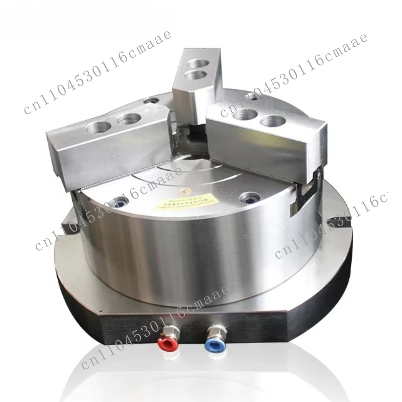 8 inch vertical through-hole 3 jaw pneumatic power chuck for Lathes