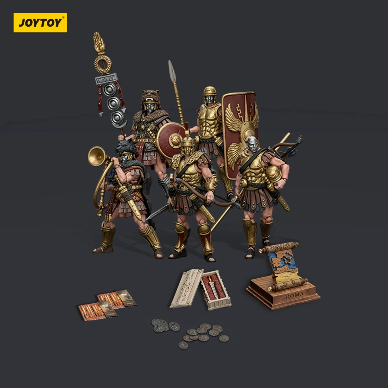 

JOYTOY Dark Source Conflict 1:18 Классическая римская Республика Five + расширяющаяся упаковка I Коллекционное издание Игрушки Подарки для мальчиков