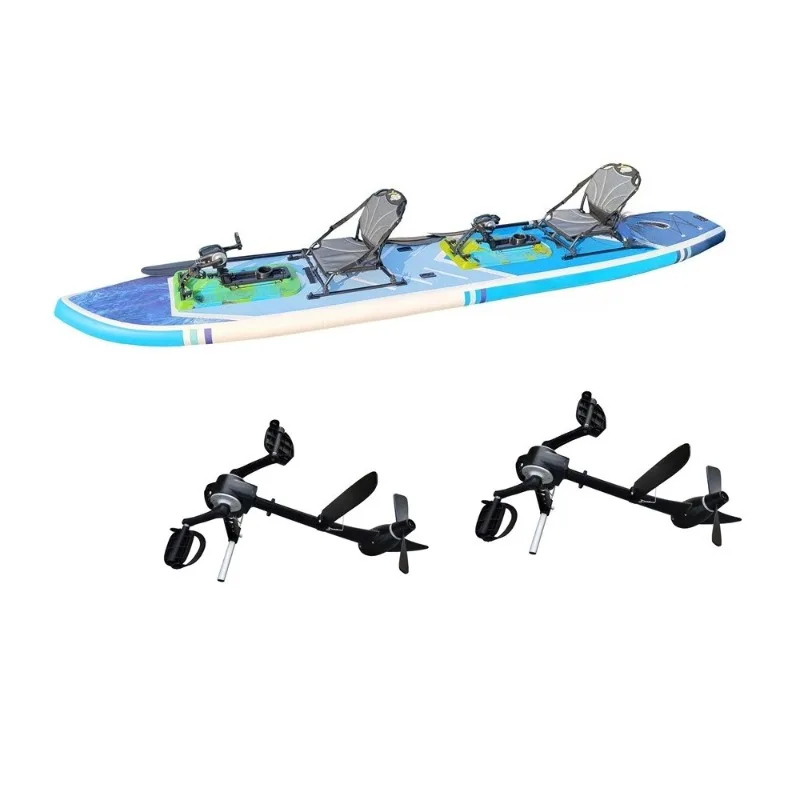 

Inflatable Kayak Inflatable Surfboard with Metal Pedals and Aluminum Seats