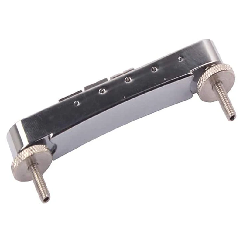 LP Bridge Tune O Matic Bridge Adjustable Chrome Plated Guitar Bridge for Guitars Musical Replacement Accessory