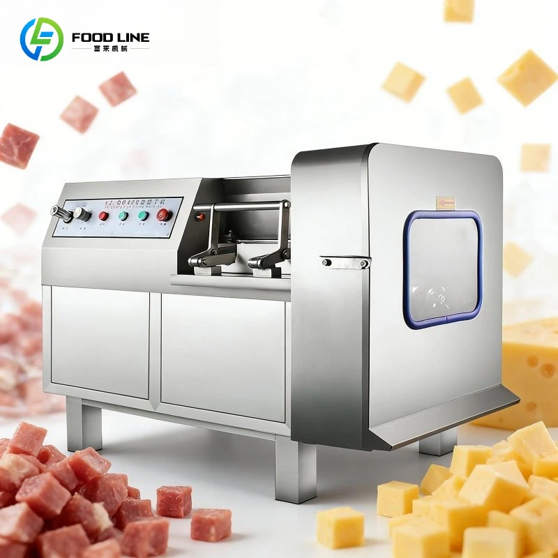 Customized Electric Meat Cutter Machine Cube Frozen Pineapple and Coconut Dicing Machine Cheese Cube Cutter Cutting Machine