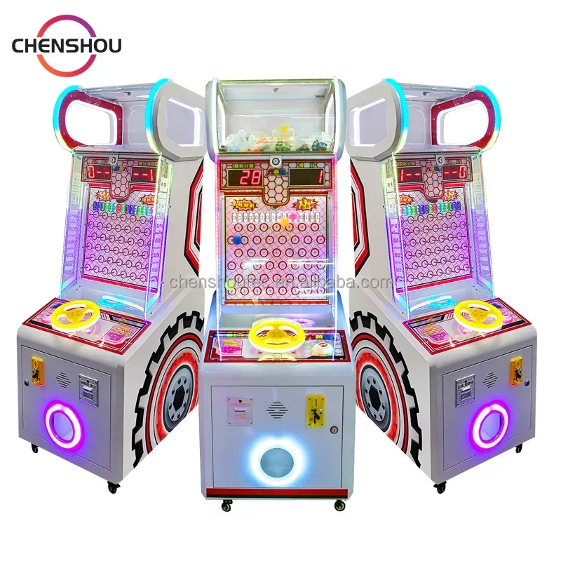 Coin Operated Kids Ball Catching Game Capsule Toy Gift Arcade Cabinet Game Machine Gashapon Prize Game For Kids