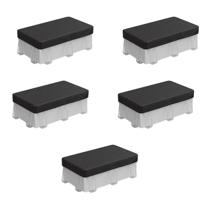 K0EF Cobertor para piscinas rectangulares aire panel cubierta tela 210D para días almacenamiento y bloqueador