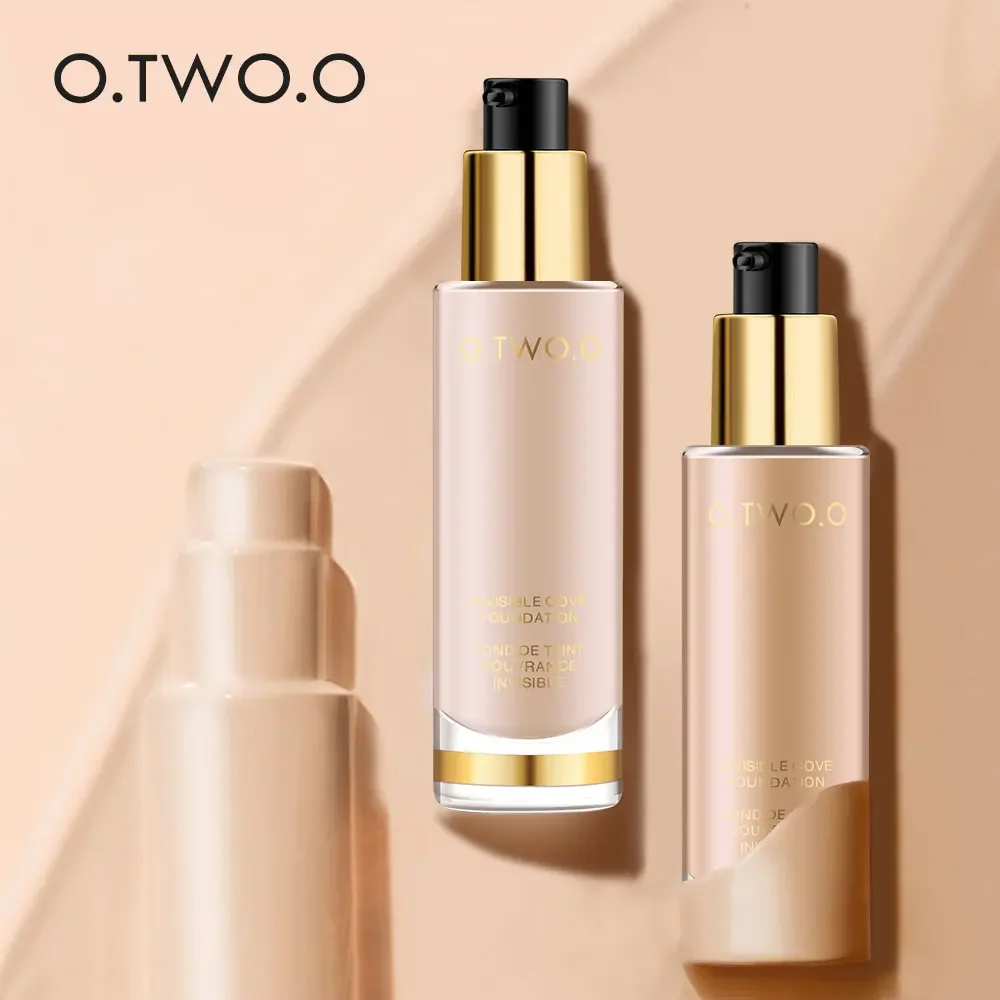 O.TWO.O Professional Liquid Foundation Full Coverage Make Up Concealer Whitening Moisturizer Oil control Waterproof Base Makeup