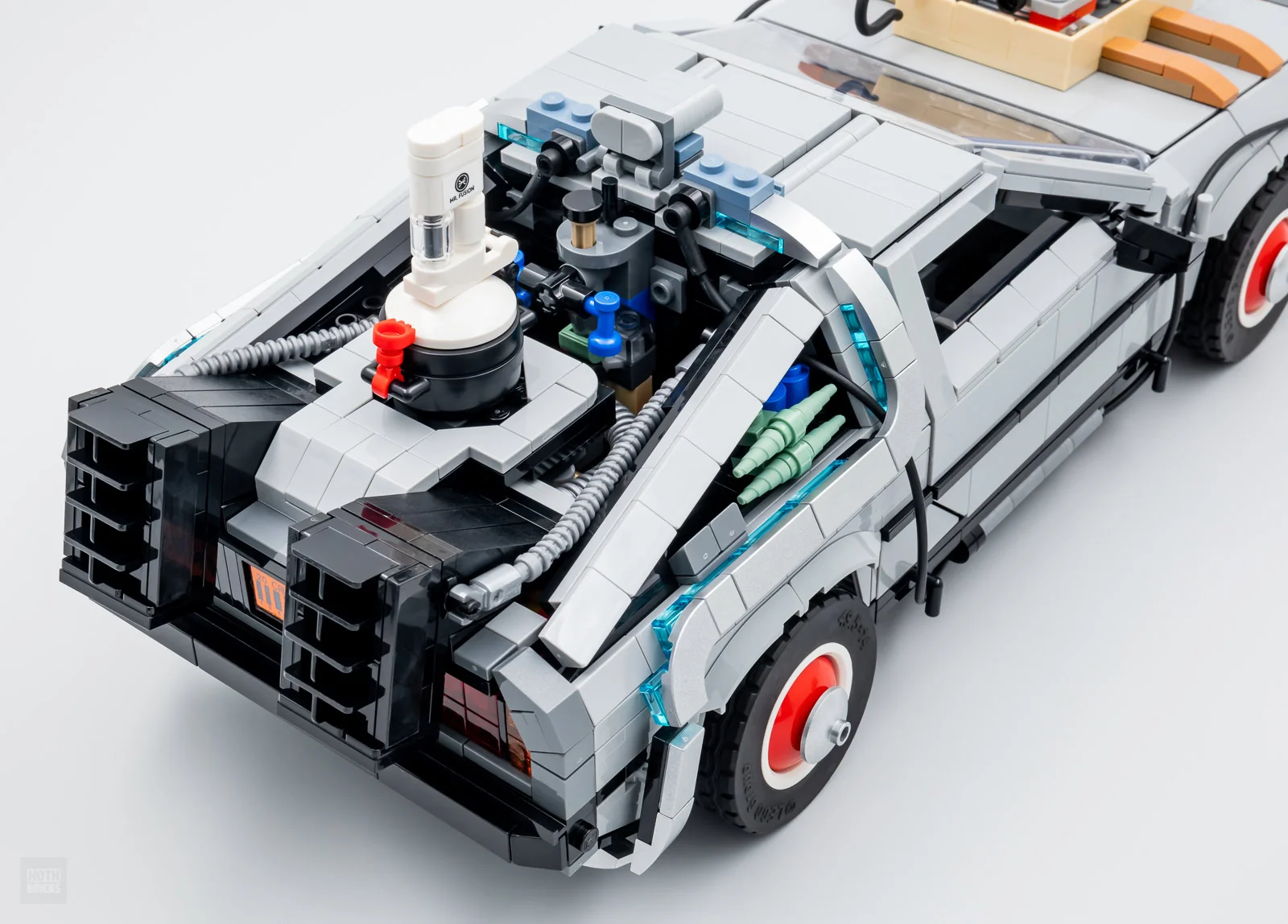 التكنولوجيا العودة إلى المستقبل 1872 قطعة مع شخصيتين 10300 المقتنيات DeLorean DMC-12 3 في 1 اللبنات نموذج سيارات الطوب