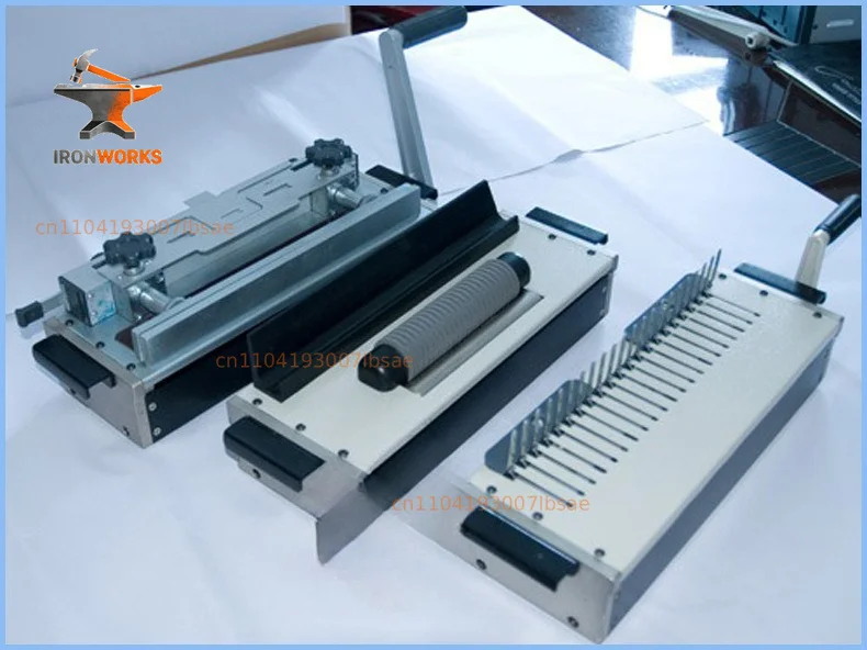 Iron ring rubber ring single coil YB-4in1-6918 multi-function binding machine, punching and binding machine