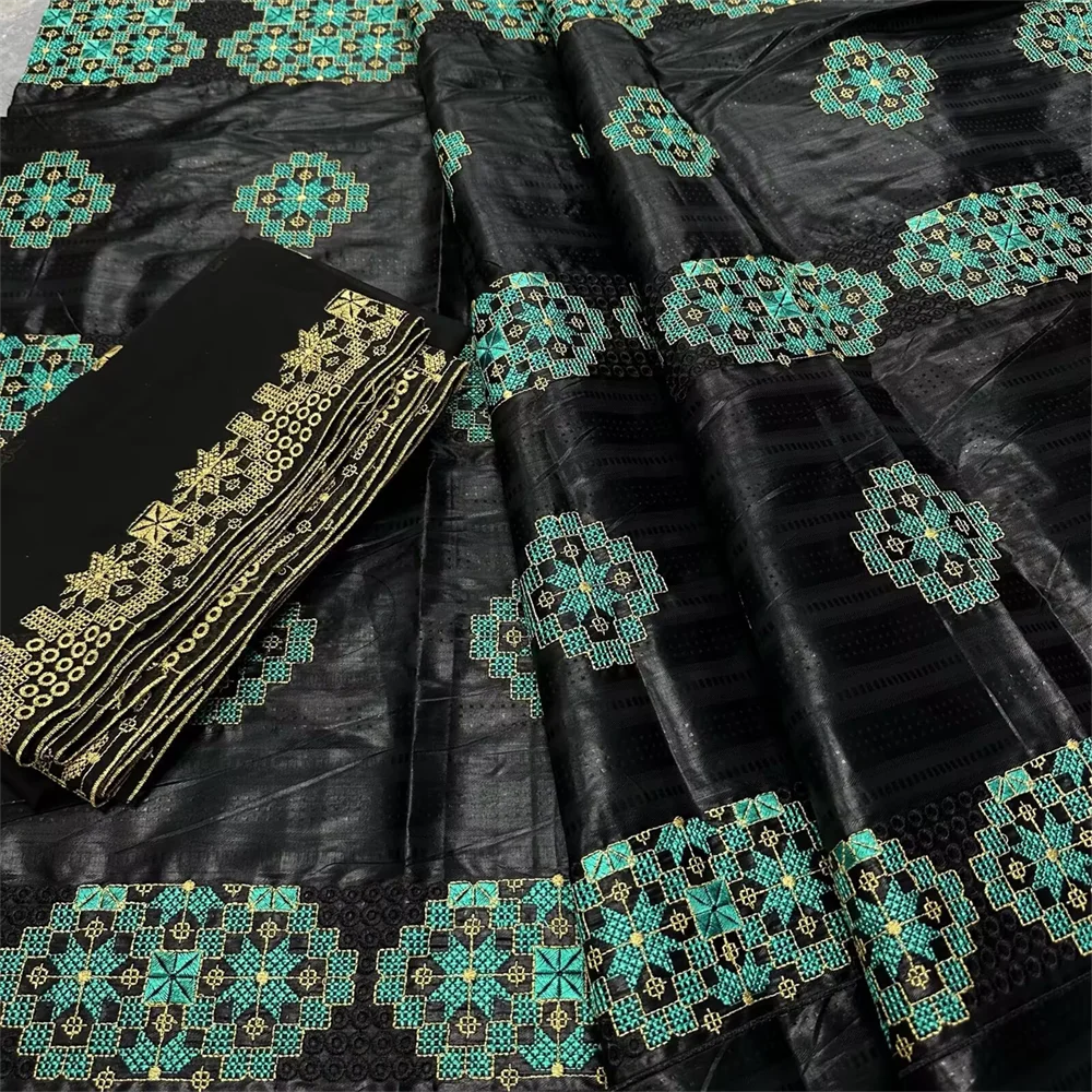 

White 1.6M Wide Fragrance Bazin Riche Tissues African DIY Fabric High Quality Embroidery African Brocade Nigerian 5+2 Yards/Lot