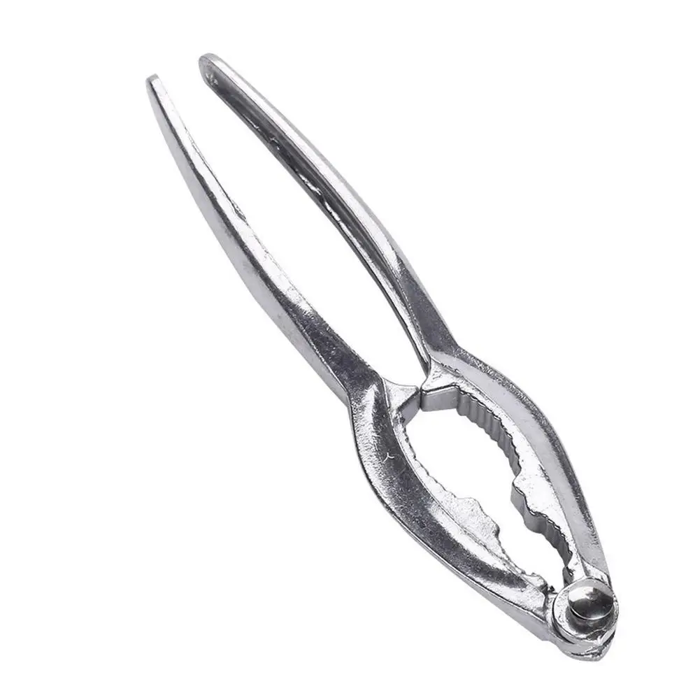 كسارات البندق للمكسرات فتاحة المأكولات البحرية المعدنية مع أدوات كسارة البندق الضيقة لأطعمة الكستناء والمأكولات البحرية والجوز ذو طيات كليب T8M7