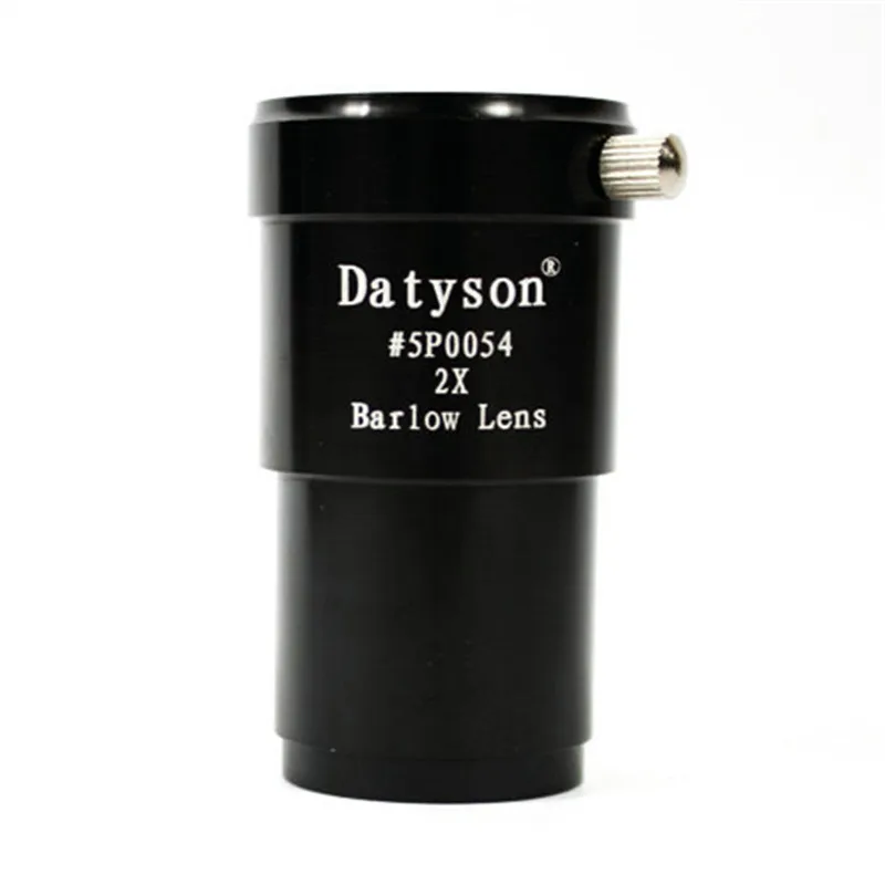 

Datyson All Metal Barlow Mirror Aluminum Alloy Optical Glass True Membrane Telescope 2X Extender 1.25 Inches 31.7mm 5P0054