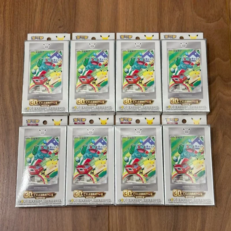 Hot Sale Original Chinese PokéMon Ptcg Card First Partner Sir Set  30th Anniversary Celebration Collectible Cards Birthday Gifts view 4
