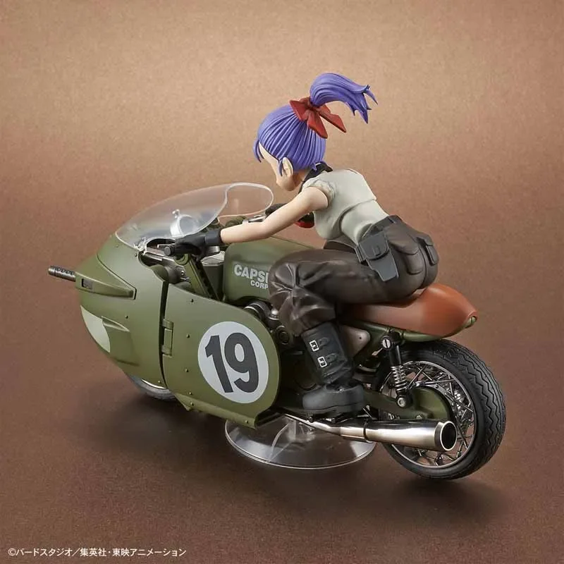 Bandai Original Model Kit  DRAGON BALL FIGURE RISE MECHANICS BULMA MOTORCYCLE Action Figure Assembly Model Toy Gifts for Boys