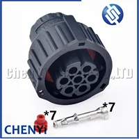Conector hembra de carcasas circulares BU-STE de 7 pines y 1,5 MM 968421-1 967650-1 con funda de cable 965786-1 965783-1 185792-1 1813137-1