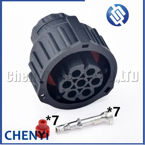 Conector hembra de carcasas circulares BU-STE de 7 pines y 1,5 MM 968421-1 967650-1 con funda de cable 965786-1 965783-1 185792-1 1813137-1