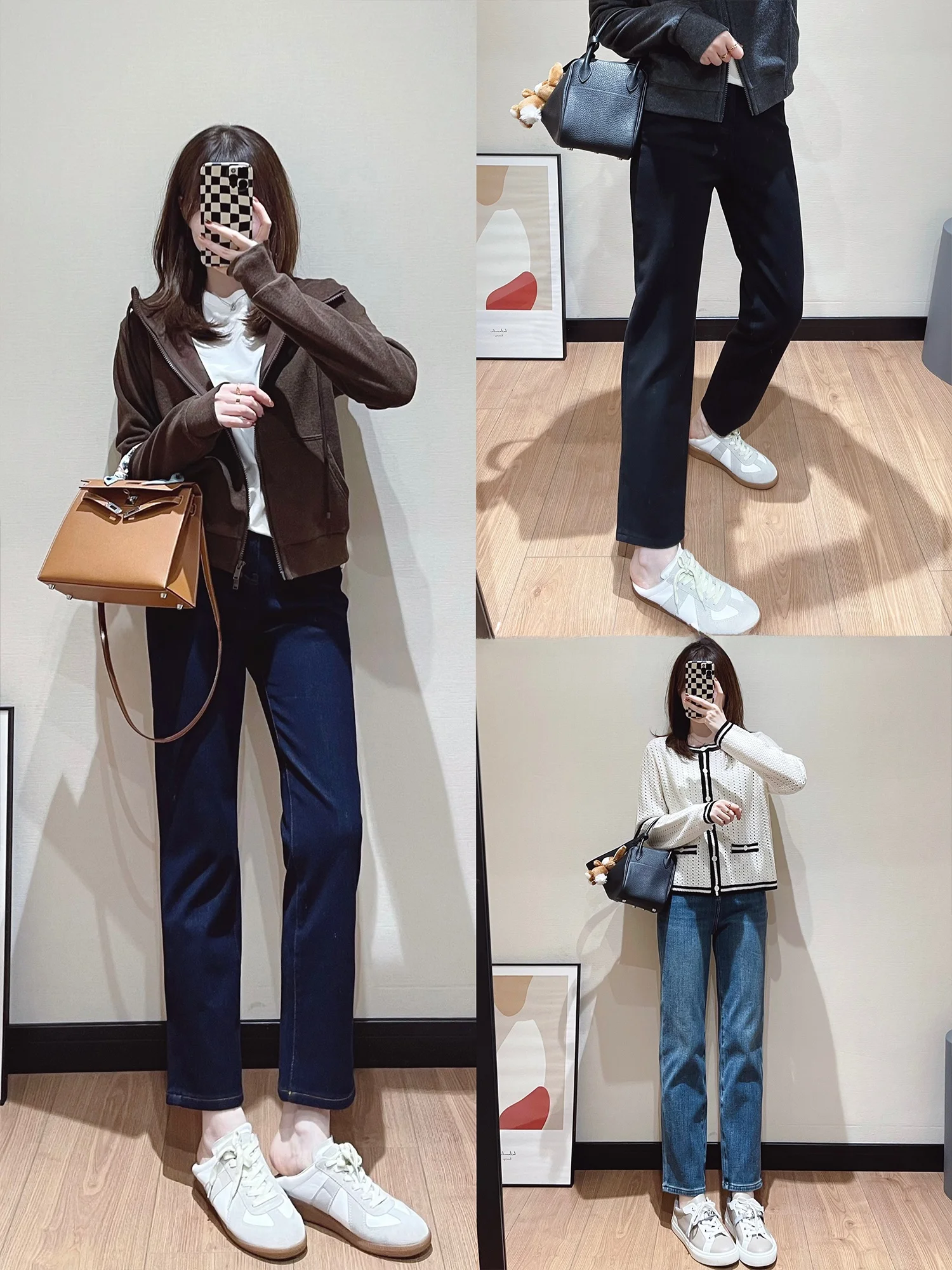 

Джинсы с высокой талией, на флисовой подкладке, облегающие, прямого кроя, повседневные, осенне-зимние, из хлопка, стрейч, на молнии