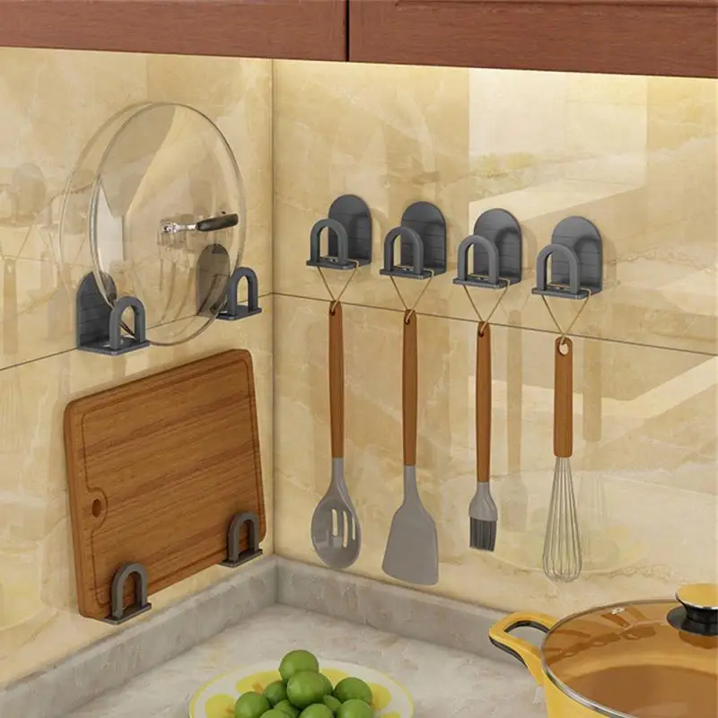 1~4SETS Kitchen Storage Organizer Can Be Connected To Any Smooth Surface Advanced Materials Rust Resistant Waterproof