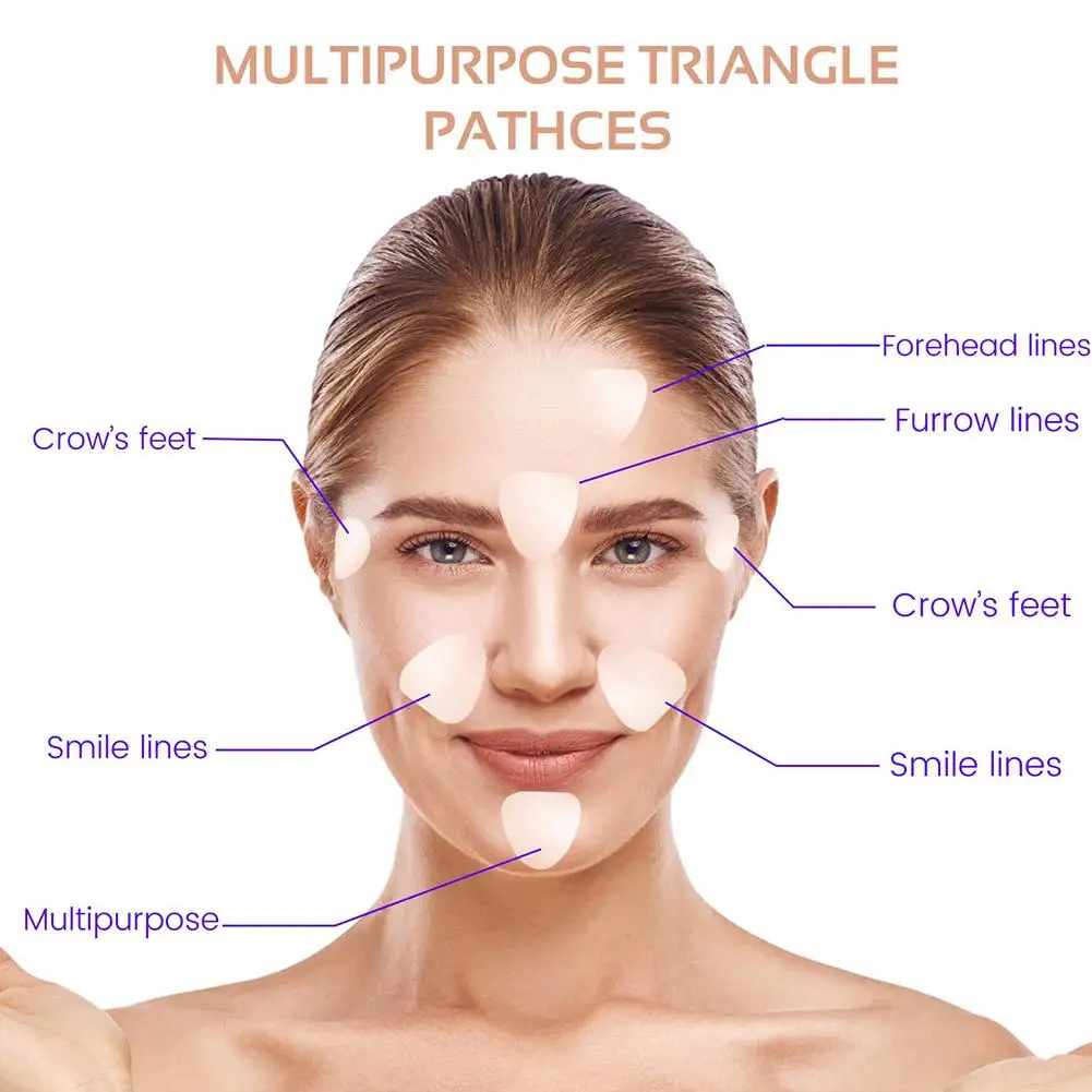 Patchs Anti-rides en Silicone pour le visage, lignes souriantes pour le front, prévention des rides, outil de soins de la peau