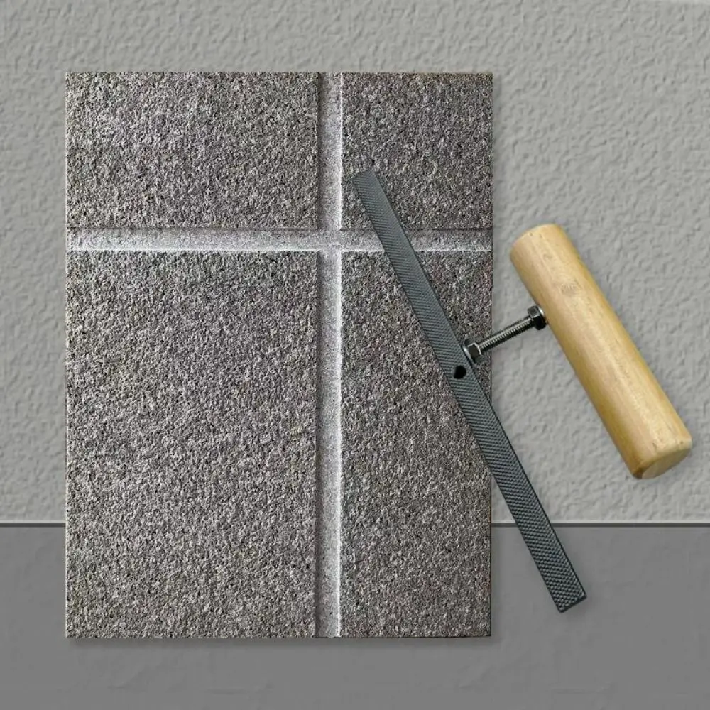

External Wall Grinding Diamond Flat File Carbon Steel Deep Double Groove Edge Wood File Wear-resistant Triangle Wood Rasp