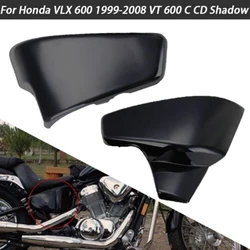 Motorcycle Gloss Black Battery Side Faring Cover For Honda Shadow VLX 600 VT600C VT600CD Deluxe 1999-2007 2006 2005 2004