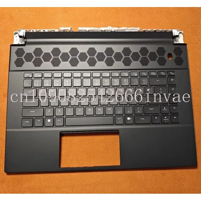 New Palmrest Upper Case US Keyboard For Dell Alienware M16 R1 Laptop 0NC97W