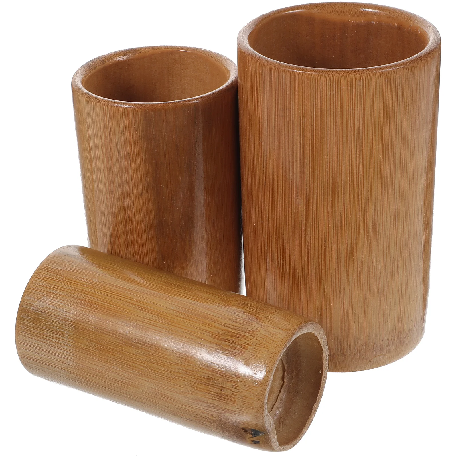 

3Pcs Bamboo Cupping Cans Reusable Cupping Tools for Home Therapy Muscle Pain Relief Blood Circulation Boost Lymphatic Drainage