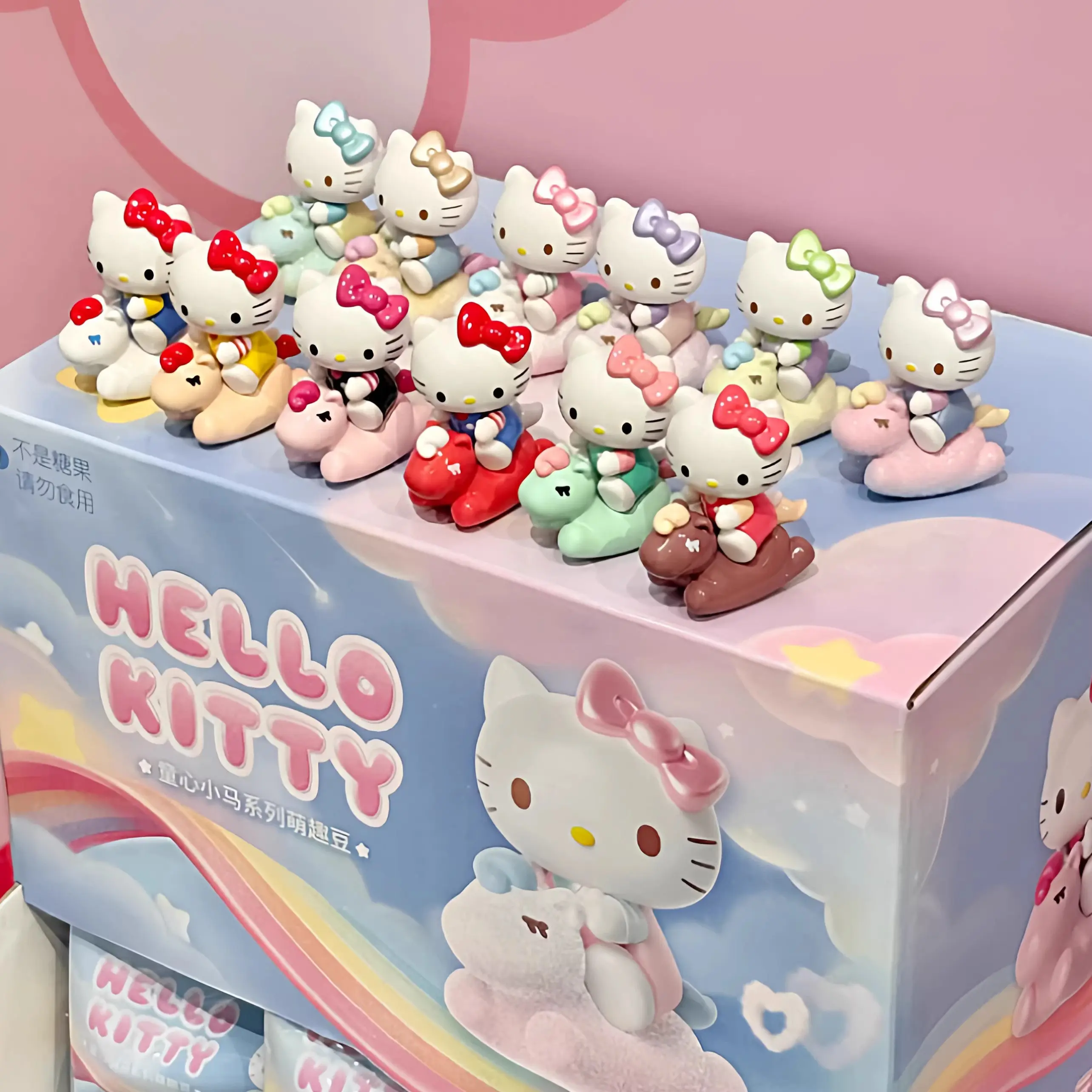 

Серия Hello Kitty Childhood Pony: Милые фигурки-сюрпризы в пакетах, мини-фигурки Hello Kitty в стиле аниме, настольные украшения, детские игрушки