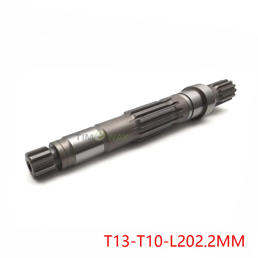 PVD Piston Pump Repair Kits PVD-1B Drive Shaft for PVD-1B-31BP NACHI Hydraulic Pump Shaft Spare Parts T13-T10-L202.2MM