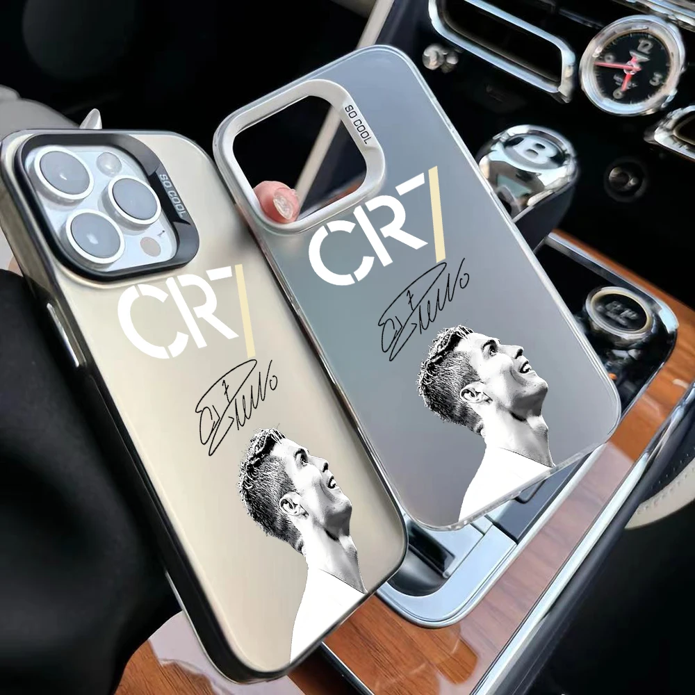 Football Star CR7 Phone Case For Xiaomi Redmi 14C 13C 12C 13 12 10 A1 A2 A3 9T 9A K60 K40 4G 5G Anti Fall Matte Back Cover