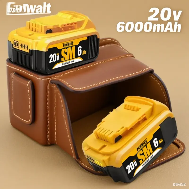 

20V 6Ah rechargeable battery for Dewalt power tool DCD805 DCG405N DCF860lithium-ion battery pack with BMS protection