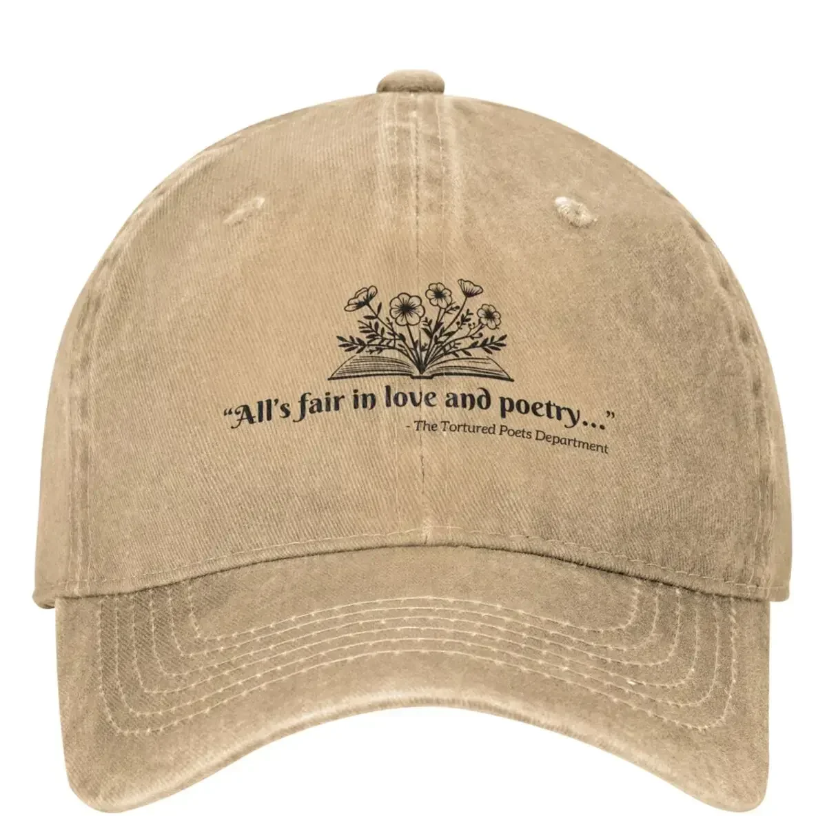 All's Fair In Love And Poetry Merch Baseball Cap The Tortured Poets Department Caps Hat Retro Golf Soft Trucker Hat Headwear