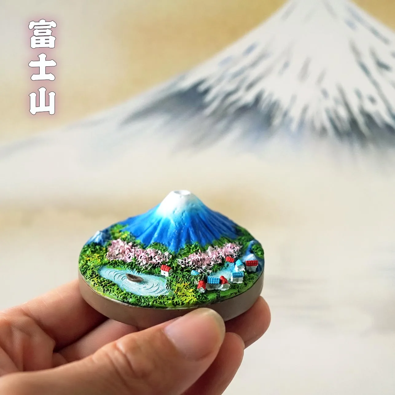 

Модель Mount Fuji-Cherry Blossom, микропейзажное украшение, дворец-музей, вишневый цветок, столешница, ханьфу