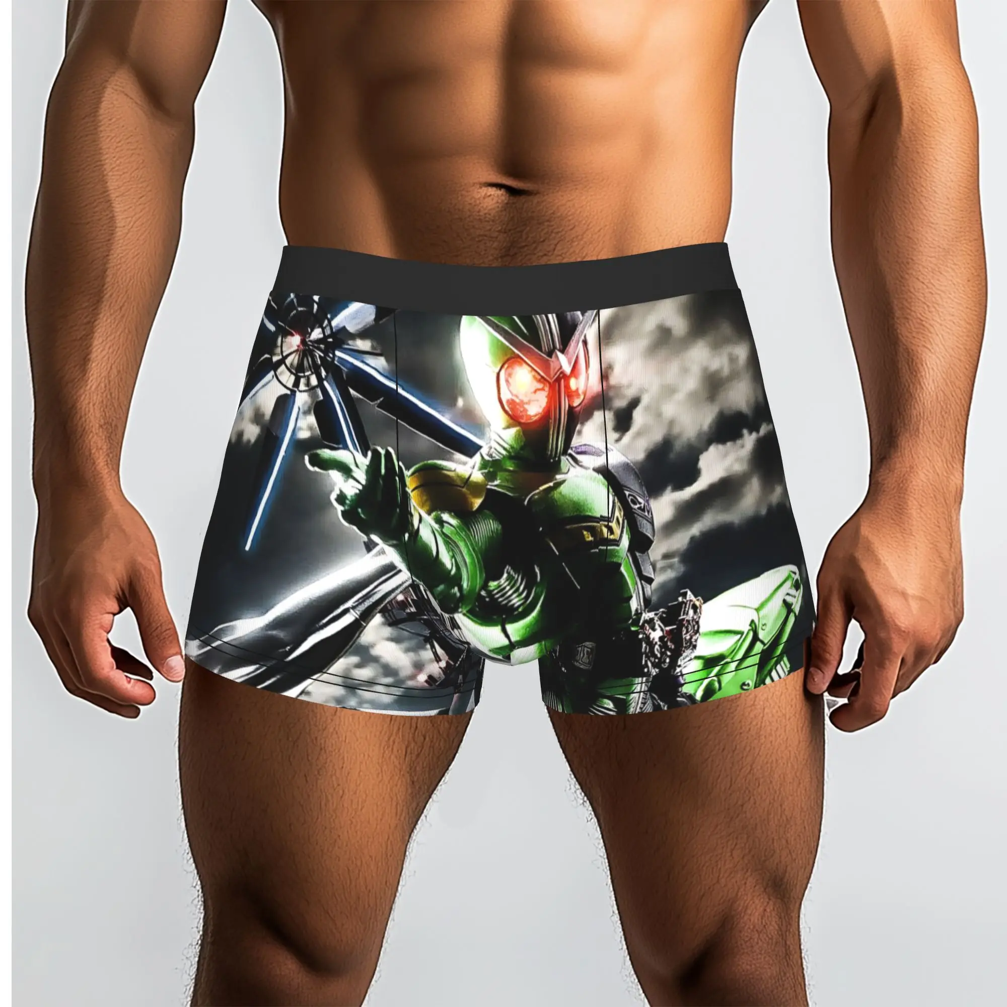 1piece Kamen Rider W Underpants Breathbale Panties Man Underwear Ventilate Shorts