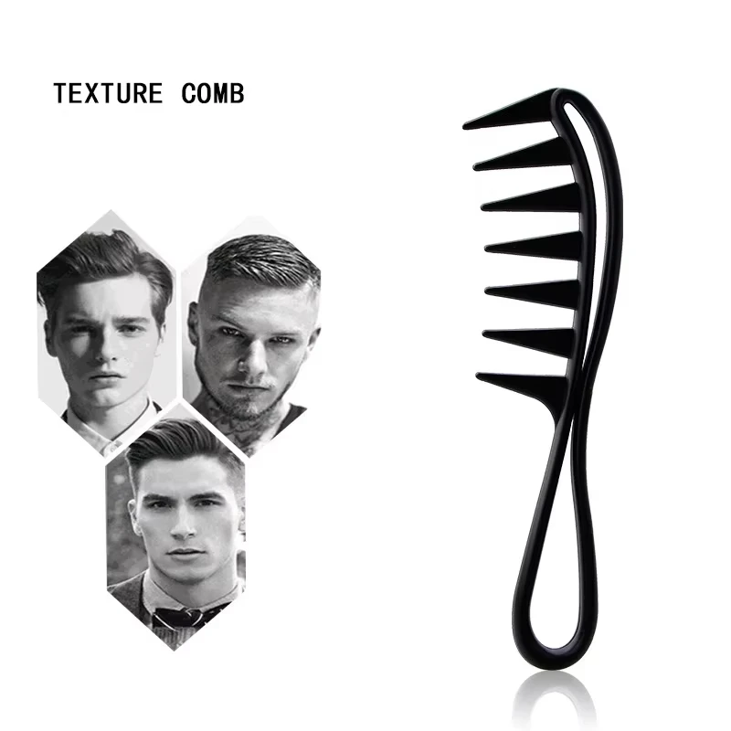 New Men's Hair Comb Professional Hairdressing Barber Wide Tooth Hair Brush Men Combs Hairstyle Man Barbershop Hair Styling Tools