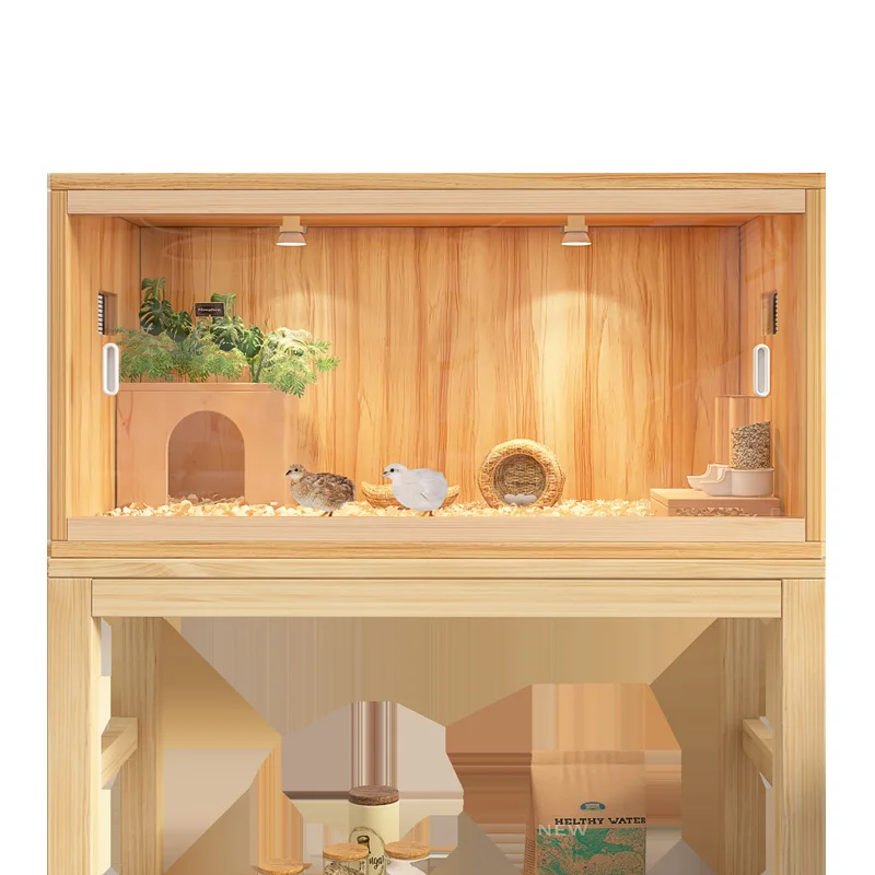 

Постмодернистский ящик для кормления курицы Ruding, роскошная вилла, специальный большой дом для домашних животных, золотой медведь