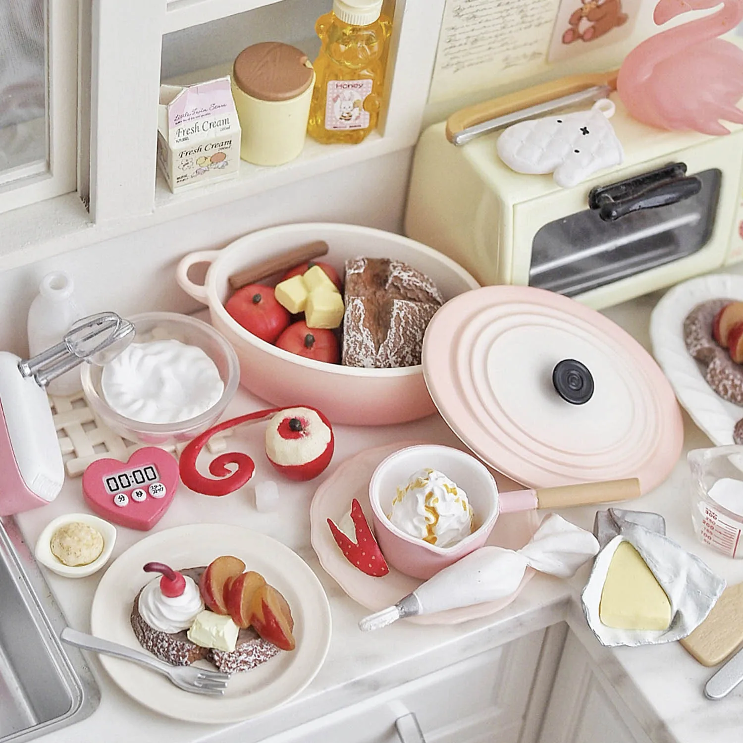 1:6 Mini modèle maison de poupée meubles accessoires cuisine couverts Pot plateau plaque Miniatures Bjd Ob11 Gsc Blyth soldat Lol accessoires