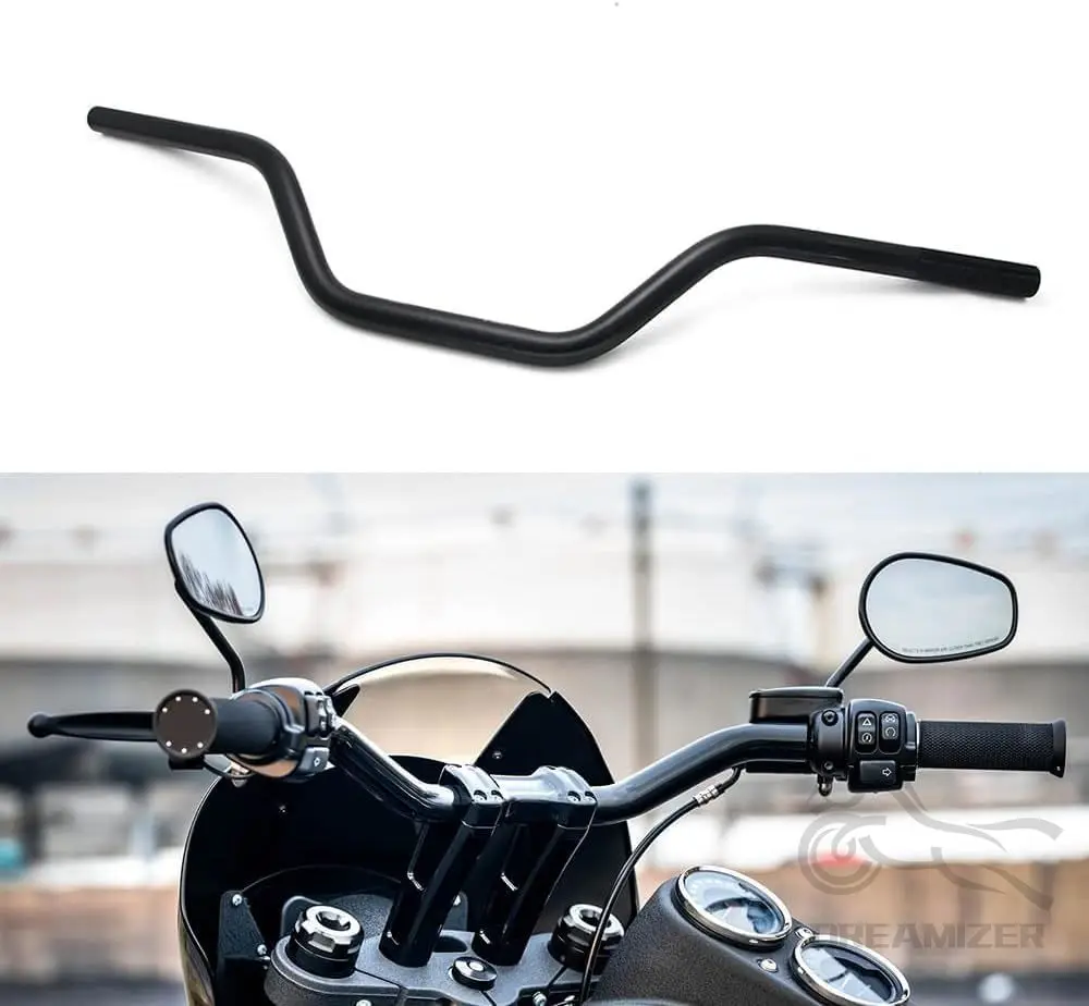 

Universal 22mm 25mm Motorcycle Handlebar Handlebars Drag Bars For Cafe Race Bobber Motocross Dirt Pit Bike ATV Ebike Mini Bike