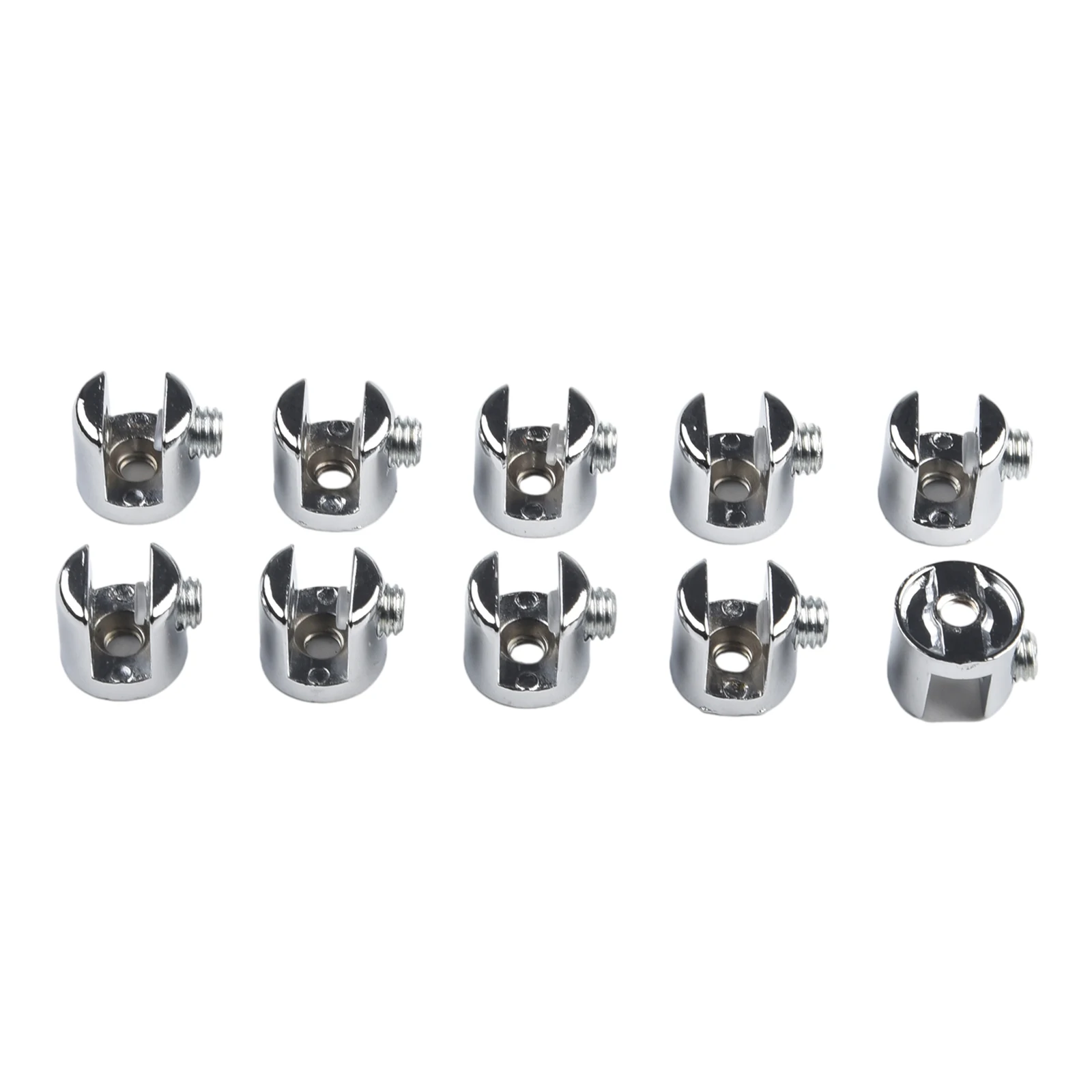 

Convenient Practical Glass Bracket Clamp Clips For Fixing Bathroom Glass Holders Home Quality Shelf Support Silver Tool